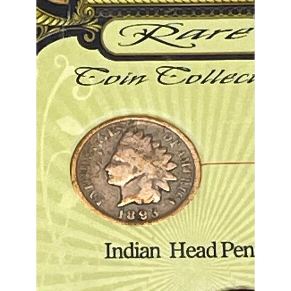vintage 1800's Rare Coin Collection Indian Head Penny 1893 Liberty Head READ - Picture 3 of 12